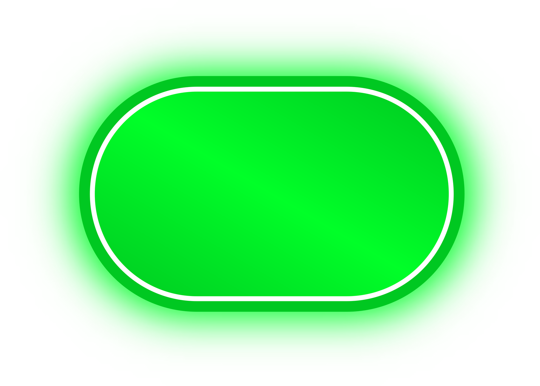 Neon Green Rounded Rectangle Banner, Neon Rounded Rectangle